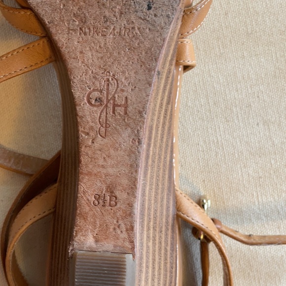 Tan Cole Haan Nike Air wedge sandals - Picture 4 of 4